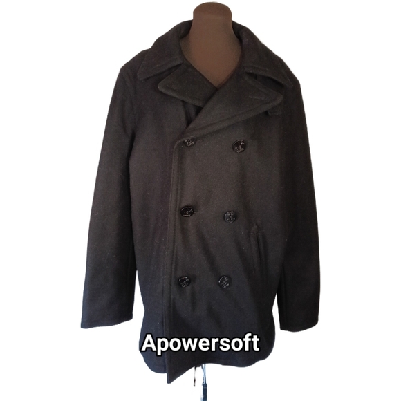 Wool Pea Coat - Picture 1 of 6